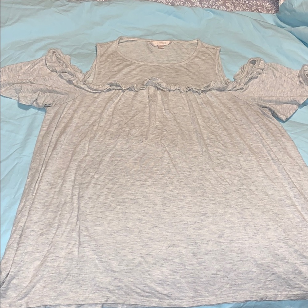 Lauren Conrad cold shoulder shirt